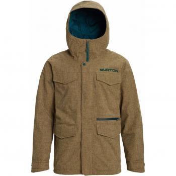 Burton Covert - Chaqueta de snowboard para hombre, Hombre, gris jaspeado, large