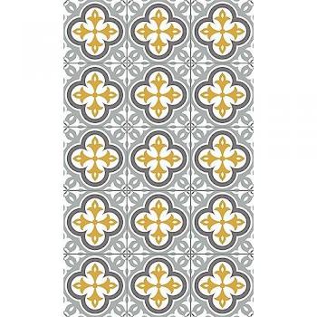 Alfombra Vinílica Acolchada STORDECO, Alfombra Infantil Estampada PVC Antideslizante, 3,5mm de Grosor, Higiénica y Anti-Hongos, No Atrapa el Pol