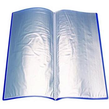 Q Connect 10-Pocket Display Book - Blue