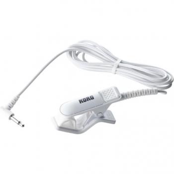 Korg CM-400 White Clip-On Contact Microphone Tuner