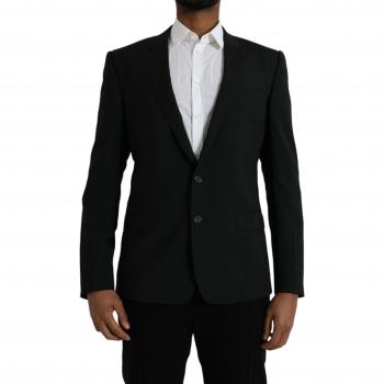 Dolce & Gabbana Blue GOLD Notch Single Breasted Coat Blazer - IT50 | L, Male, Slim Fit