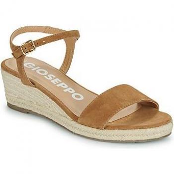 Sandalias Gioseppo Xarre de piel con cuña de yute para mujer