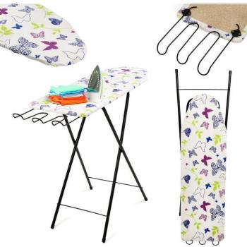 Tabla de Planchar Plegable Kadax 100x30 cm Soporte Ligero para Hierro Estándar