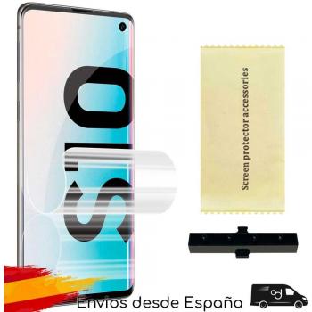 Protector de Pantalla de Hidrogel para Samsung Galaxy S10, Cobertura Total, Película Protectora Antiarañazos