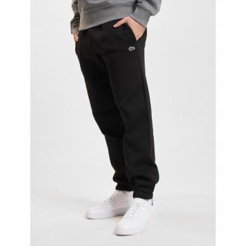 Lacoste XH9624 MOLLETON GRATE REGULAR FIT Men's Sportswear in Black, Fleece Joggers for Men, Size: 37/36/32