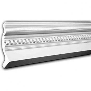 Cornisa Decorativa Neoclásica de Estuco Blanca 2 m - Profhome 150153