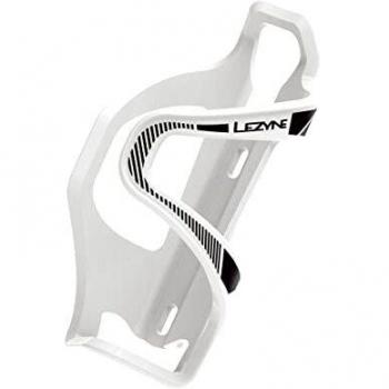 Portabidon LEZYNE Cage E, Lado Izquierdo, Blanco