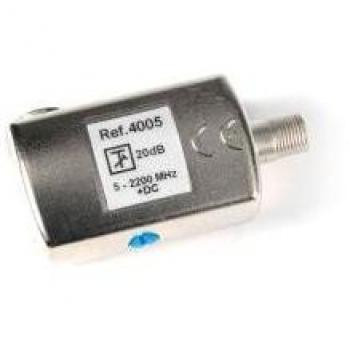Televes 4005 - Atenuador 0-20db enchufable f 5-2200mhz