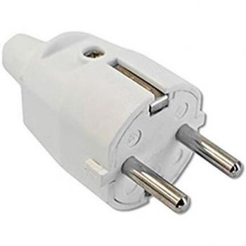 Silver Electronics 9130 Clavija Macho, Blanco