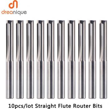 Juego de 2 Brocas de Carburo de Tungsteno para Fresadora CNC - Fresas de 3.175mm, 4mm, 6mm y 8mm con Mango de 2 Flautas