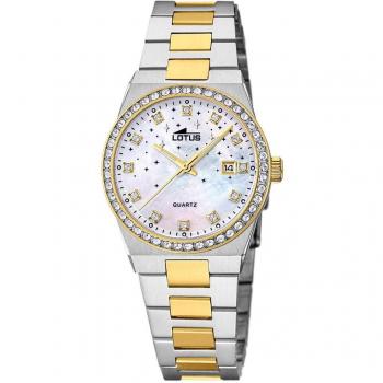 Reloj Lotus Freedom 18886/1 para Mujer con Esfera Blanca y Caja de Acero Inoxidable 316L Multicolor