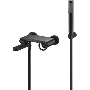 Kit baño/ducha monomando Olimpo negro mate Imex Products