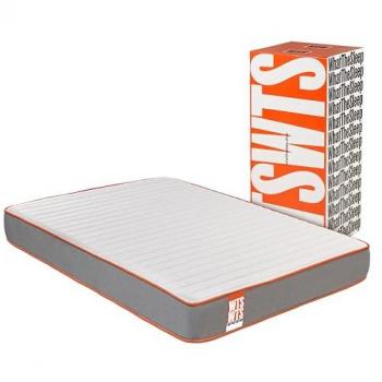 What The Sleep Colchón Sostenible Premium HR Viscoelástico 22cm Modelo Rap Firmeza Confort y Transpirabilidad Alta 2 Zonas Independientes Protección Higiénica 150x200