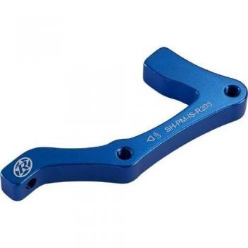 Reverse Adaptador de freno de disco Shimano is-PM 203 trasero azul oscuro