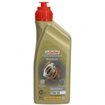 Aceite de transmisión CASTROL TRANS MANUAL MV 75W90 1L - Aceite de transmisión, viscosidad 75W90, capacidad 1 litro, formulación sintética, adecuado para transmisiones manuales