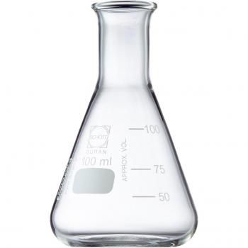 DURAN 212162403 Matraces Erlenmeyer, Cuello Estrecho Graduados, 100 ml