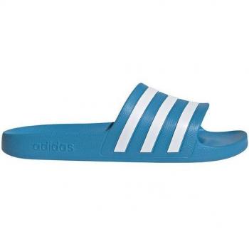 Adidas Adilette Aqua Slides, Size: UK 12, Colour: Blue/White/Blue