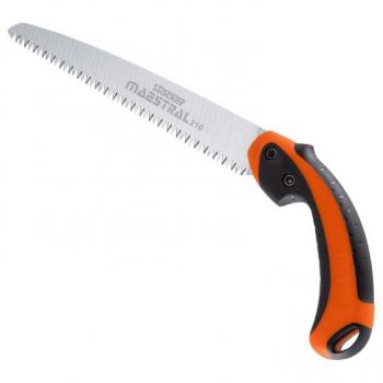 Serrucho Maestral 210 STOCKER - Serrucho de mano, hoja de acero al carbono, longitud de 210 mm, dientes afilados para corte rápido y preciso, mango ergonómico antideslizante