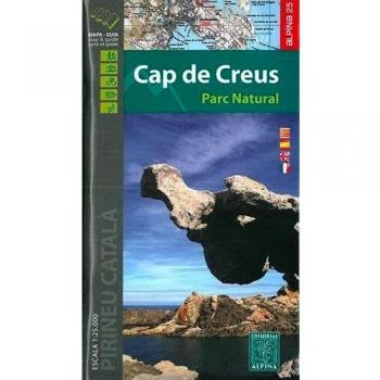 Cap de Creus, mapa excursionista. Escala 1:25.000. Editorial Alpina. - Aa.vv