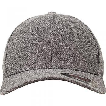 Flexfit Melange Unisex Cap - Dark Heather Gray, Casual Style