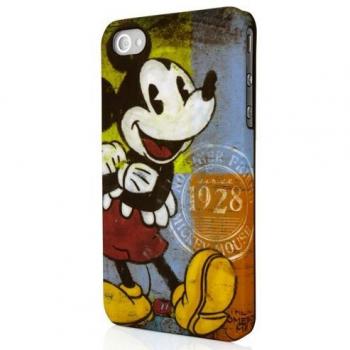 SBS IP1430EU - Funda PVC para Apple iPhone 4/4S, diseño Disney Mickey