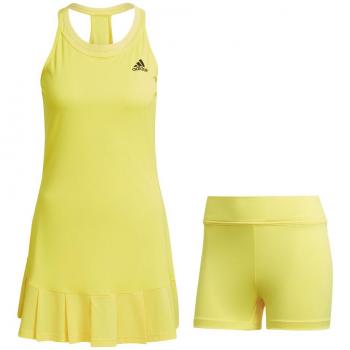 Adidas Club Vestido Deportivo para Mujeres en Color Amarillo - Talla L