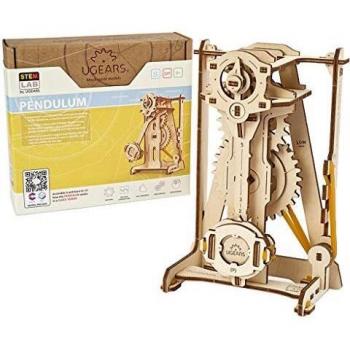 UGEARS Stem Lab Puzzle 3D - Maquetas para Montar - único maqueta Madera Puzzles 3D Incluye aplicación móvil - Mecánico maquetas para Construir Adultos y niños 8+