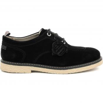 Kickers Men's Leather Derby Shoes 947320-60 Kick Levy 8 Black