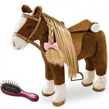 Götz 3402375 Brown Beauty Styling Horse with Saddle, 52cm