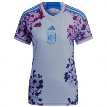Adidas 2023-2024 Spain Ladies Authentic Away Jersey - Blue - Size 8 Extra Small