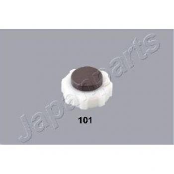 Tapa de radiador JAPANPARTS KH-101, compatible con diversos modelos de vehículos, fabricada en materiales duraderos para garantizar un sellado eficaz y prevenir fugas de refrigerante, presión máxima de 1.1 bar (16
