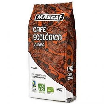 Café Molido Ecológico Intenso MASCAF - Tueste Natural Envases de 250 gr