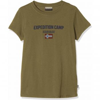 Napapijri K Sonthe, Camiseta para Niños, Verde
