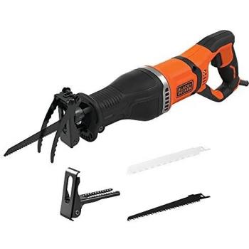 BLACK+DECKER BES301, Sierra Sable 750 W, Negro/Naranja