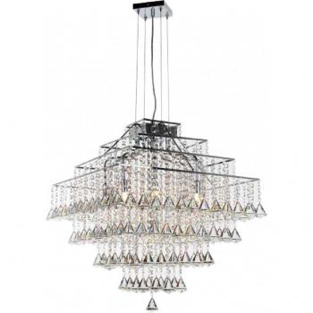 Lámpara colgante Parma Chrome 10 bombillas 59cm, cromado