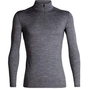Icebreaker 200 Oasis LS Half Zip Chaqueta, Hombre, Gris