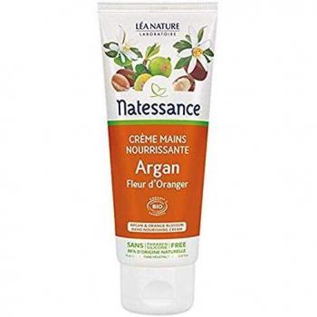 Natessance Nourishing Argan Hand and Nail Cream with Orange Blossom, 75 ml