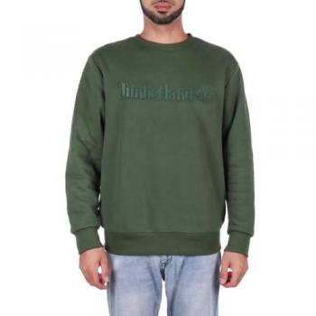 Sudadera Timberland de hombre con cuello redondo, color verde, modelo TB0A6VG6-EIN, talla L