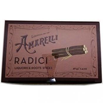 Amarelli Raiz DE Regaliz Bolsa espositor 1x40gr, Único, Estándar