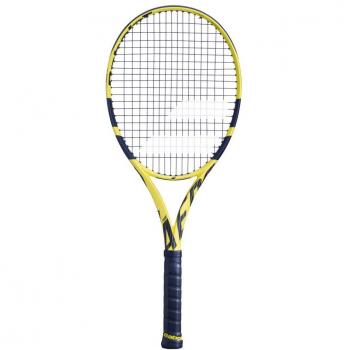 BABOLAT Pure Aero UNSTRUNG NC Raqueta, Adultos Unisex, Jaune Noir