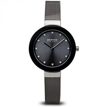 Bering Ladies Ceramic Quartz Watch - Silver 29mm 5ATM