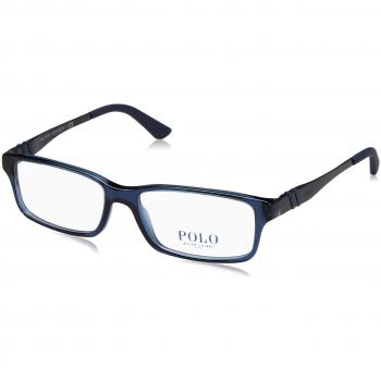 Polo Ralph Lauren 0PH2115, Monturas de Gafas para Hombre, Dark Blue Transparent, 54