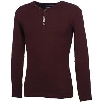 Cbk - Camiseta de manga larga - para hombre granate XL