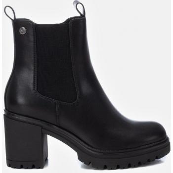Botines XTI Chelsea de mujer con tacón ancho, cierre de cremallera y suela de goma