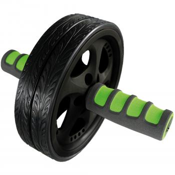 Rodillo Abdominal Schildkröt Fitness - Entrenador de Abdomen Unisex - Negro y Verde