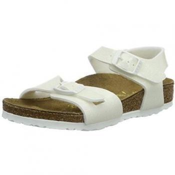 Birkenstock Rio, Sandalias con Correa al Tobillo Unisex niños, Blanco
