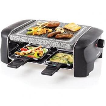 Princess 162810 Parrilla de Piedra y Raclette para 4 Personas, 600W, 230V