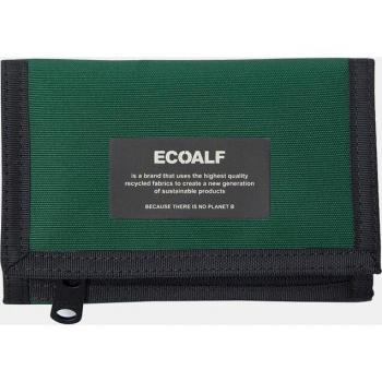 Cartera de velcro verde Ecoalf fabricada con materiales reciclados