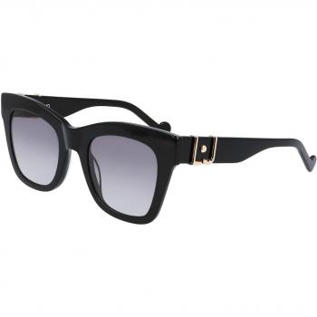 Liu Jo LJ746S 001 Unisex Square Black Sunglasses