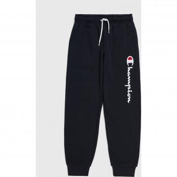 Pantalones Champion modelo 306499-Nbk para junior en color negro con logo clásico
